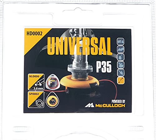 Universal 5776159-02/1 Cabezal de corte P35, HDO001 de 2 hilos con bobina, hilo de 3,0 mm x 5 m, Standard