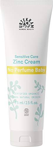 Urtekram Sin Perfume Crema de Zinc para Bebés BIO, 75 ml