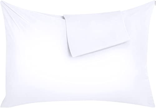 Utopia Bedding Fundas de Almohada Impermeable (50 x 70 cm) - Juego 2 - Protector Almohada con Cremallera, Funda Almohada Anti ácaros y Anti Chinches