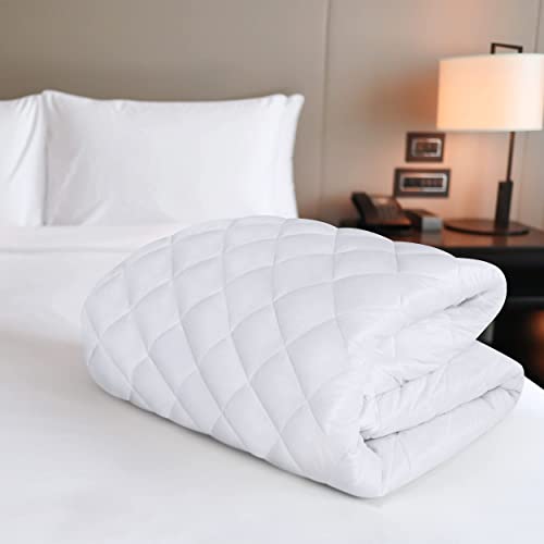 Utopia Bedding - Protector de colchón Acolchado (150x200 cm) - Microfibra - Transpirable - Funda para colchon estira hasta 38 cm de Profundidad - 150 x 200 cm, Cama 150