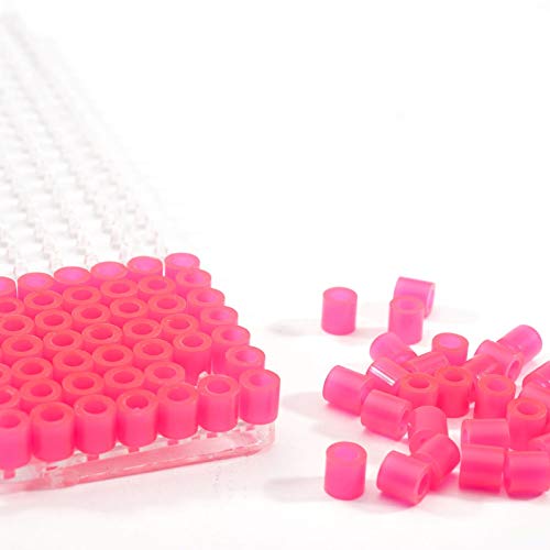 Vaessen Creative Perlas Fusibles, Plastic, Rosa (Fuchsia), 5mm