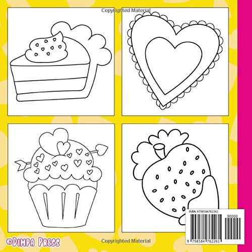 Valentine's Day Coloring Book for Toddlers: Sweet Coloring Pages Great Gift for Boys & Girls Ages 2, 3, 4 and 5 (Valentine Activity Books For Kids)