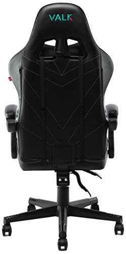 VALK Eyra - Silla Gaming, Silla Gamer Ancha, Reclinable 135º, Acolchado Alta Densidad, Reposabrazos Fijos, Silla Escritorio Silla Oficina (Verde Menta)