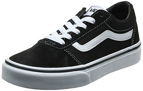 Vans Ward Suede/Canvas, Zapatillas, Negro (Black/White Iju), 38.5 EU