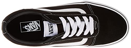 Vans Ward Suede/Canvas, Zapatillas, Negro (Black/White Iju), 38.5 EU