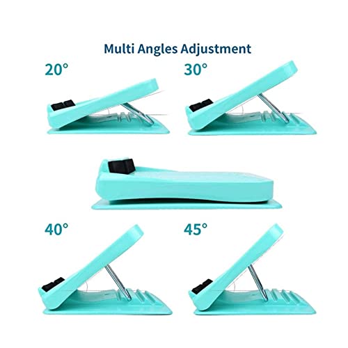 VCSZDFX Ruedas para Silla Oficina Tablero de inclinación Tablero de inclinación portátil, Ajustable 5 Niveles de Trabajo Equipo de Entrenamiento de la Pierna Equipo de Yoga Fitness