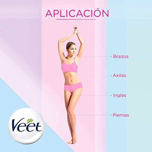 Veet Crema Depilatoria Corporal para usar bajo la ducha para Mujer, Piel Normal, 150 ml