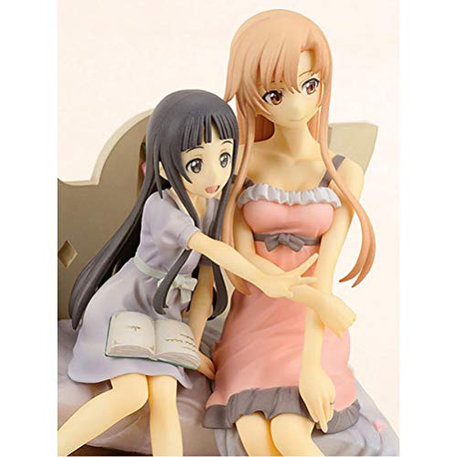 VENDISART Anime Sword Art Online Asuna y Yui Vignette PVC Figura de acción Anime Figura ollectible Modelo de Juguete 20.5cm