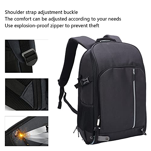 Venta Loca Mochila Impermeable para Cámara A Prueba De Golpes, Bolsa para Cámara Hermética para Hombros Bolsa para Cámara Hermética para Hombros con 1 Bolsa De Almacenamiento De Repuesto para Mochila