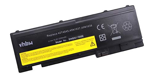 vhbw Batería Recargable Compatible con Lenovo ThinkPad T420s, T420s 4171-A13, T420si, T430s Notebook (2200 mAh, 14,8 V, Li-Ion)