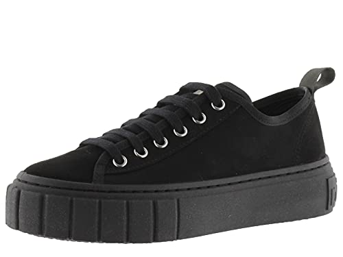 victoria Plano VICTORIA Abril Zapatilla Antelina Suela Negra 1270105-WOMEN para Mujer Negro 37