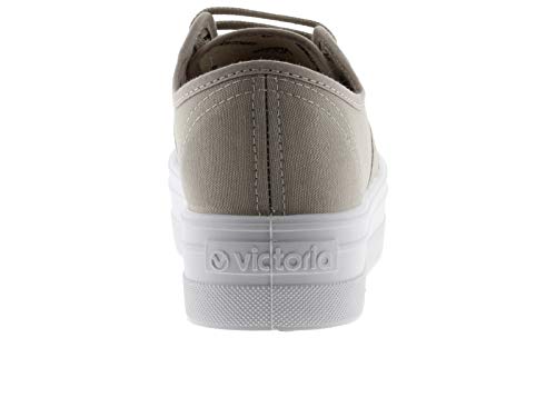 victoria Plataforma VICTORIA Barcelona Lona 109200-WOMEN para Mujer Beige 38