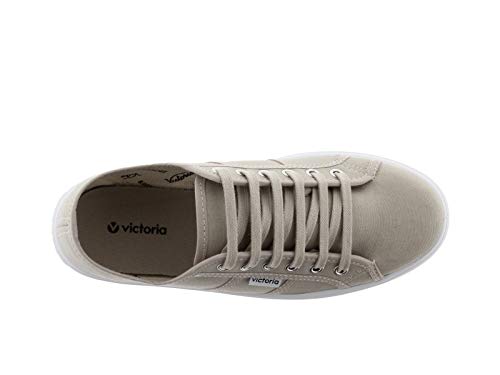 victoria Plataforma VICTORIA Barcelona Lona 109200-WOMEN para Mujer Beige 38