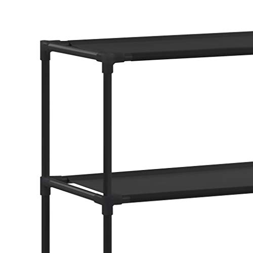 vidaXL Estante Encima del Inodoro 3 Baño WC Aseo Mueble Almacenamiento Estantería Visualización Organizador Negro 53x28x169 cm