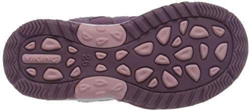 viking Cascade 2.0, Zapatillas para Caminar Unisex niños, Violeta Bordo Violet 721, 24 EU