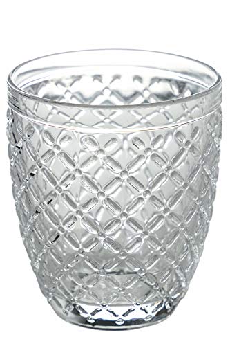 Villa d’Este Home Tivoli 5907721 Castle-Juego de 6 Vasos de Agua de 350 ml de Cristal, Vidrio