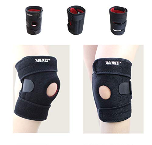 Vintree Rodillera Deportiva Ajustable Rodillera Menisco y Ligamentos Antideslizante Soporte de Rodilla para Hombres y Mujeres Apoyo para Dolor de Artritis Correr Voleibol Béisbol Baloncesto