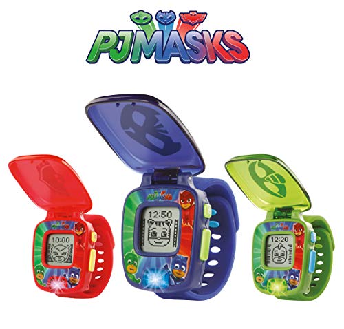 VTech-80-175857 PJ Masks Buhita, Reloj Digital Educativo Que estimula el Aprendizaje e incorpora minijuegos y Actividades, Color Rojo (3480-175857)