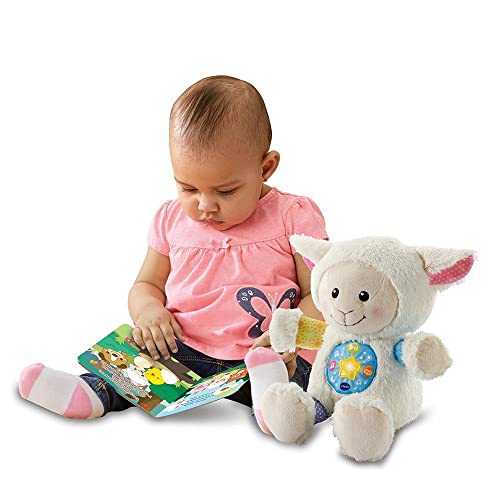 VTech-La pequeña Linda Musical Peluche bebé Interactivo, con Cuentos, Historias y Canciones Que desarrollan el lenguaje y la estimulación Visual y auditiva, Multicolor (3480-506722)