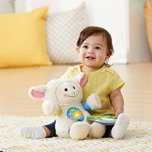 VTech-La pequeña Linda Musical Peluche bebé Interactivo, con Cuentos, Historias y Canciones Que desarrollan el lenguaje y la estimulación Visual y auditiva, Multicolor (3480-506722)