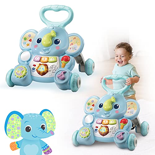 VTech-Mi Primer correpasillos Andador Musical. Blue, Color Azul (3480-523022)