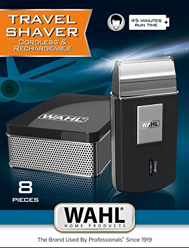 Wahl 03615-1016 Máquina de Afeitar de Láminas, Negro y Plata