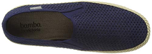 Wamba By Victoria André Elásticos Rejilla, Zapatillas Unisex Adulto, Azul (Marino 30), 39 EU