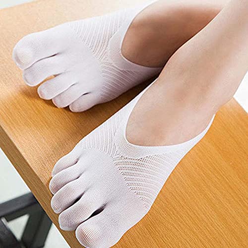 wangshang Calcetines de compresión ortopédicos para mujer, con forro ultra Low Cut Liner con capa de gel transpirable, corrige la deformación de los pies y del juanete.