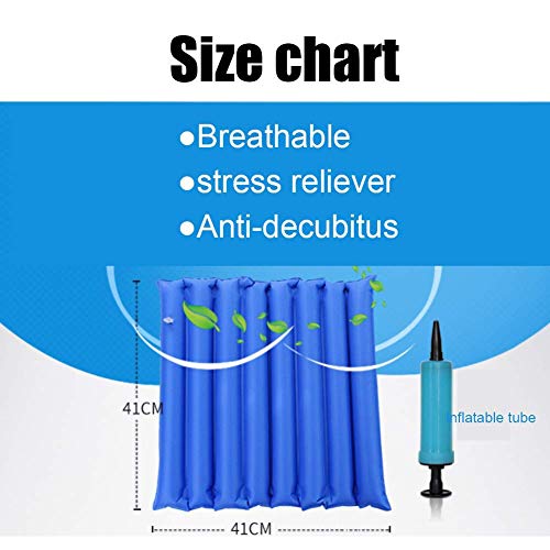 WANGXN Cojín antiescaras Cojín de Asiento de cóccix ortopédico Inflable para Coche Sillas de Oficina Sillas de jardín Sillón de Ruedas Sillón reclinable Asiento de Aire