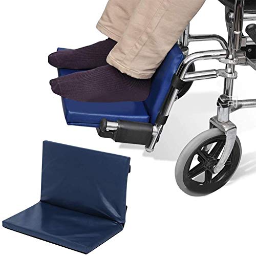 WANGXNCase Reposapies, Conveniente Extensor De Reposapiés, Fácil De Limpiar, Impermeable, Cómoda Almohadilla De Elevación para Silla De Ruedas para Hogares con Discapacidades