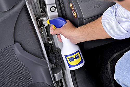 WD-40 Producto Multi-Uso- Garrafa 5L y pulverizador - Lubrica, Afloja, Protege del óxido, Dieléctrico, Limpia metales y plásticos y Desplaza la humedad. Formato para usos intensivos (44506/E)