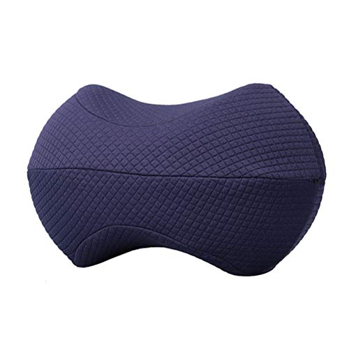 WDM Almohada De Rodilla, De Espuma De Memoria Almohada Ortopédica De Rodilla De La Pierna De La Almohadilla para La Ciática Nervio Liberación De Presión De Pata De Apoyo Dolor Articular,Azul