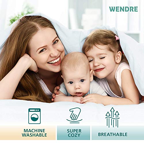 Wendre Edredon Nordico Cama 150 | Relleno Nordico Cama 150 y 180 | Colchas de Invierno 220x240 con Superficie de Microfibra para Noches Cálidas | Edredón Doble Fácil | Transpirable e Hipoalergénico