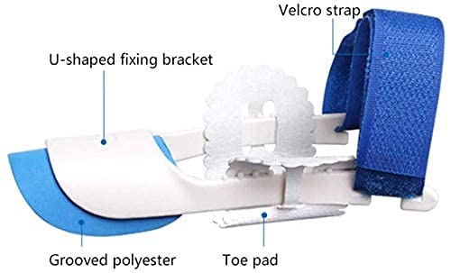 WENQJ Ortesis en valgo de Noche para Adultos, Hueso Grande del pie Fijo, órtesis en valgo del Pulgar, Corrector en valgo del Pulgar Every Family