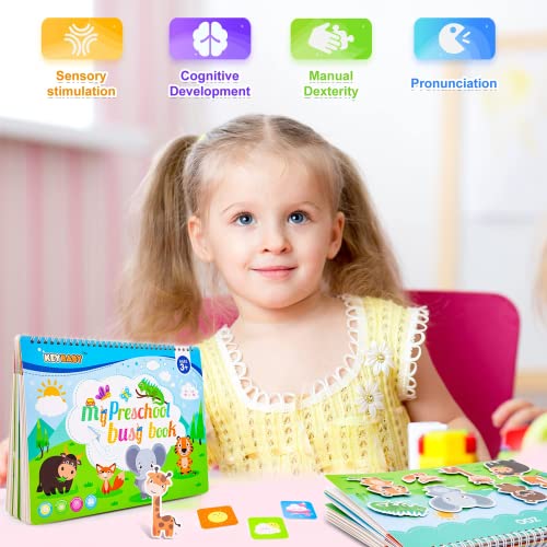 Weokeey Juegos Montessori, Tablero Montessori con 12 Temas Juguete Numeros Juegos Educativos con Letras Números Formas Colores, Juguetes Niños, Niñas, Niños Pequeños de 3 4 5 6 Años