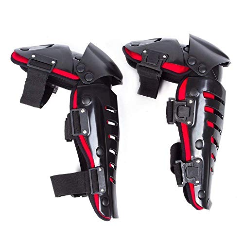 WILDKEN Adultos Rodilleras Moto Espinillera Motocross Protección de Rodilla Motocross Corporal Protector Rodilla Motocicleta Bicicleta Rodilleras para Protector Caballero al Aire Libre (Rojo Guapo)