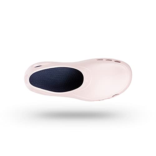 WOCK EVERLITE Zapato Cerrado Lavable e Muy Ligero, Zueco Sanitario de Trabajo Baby Rose, Calzado Mujer, Rango de tamaño de 35-42