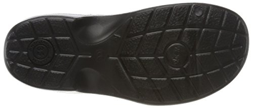 WOCK EVERLITE Zapato Cerrado Lavable e Muy Ligero, Zueco Sanitario de Trabajo Negro, Calzado Mujer e Hombre, Rango de tamaño de 35-47