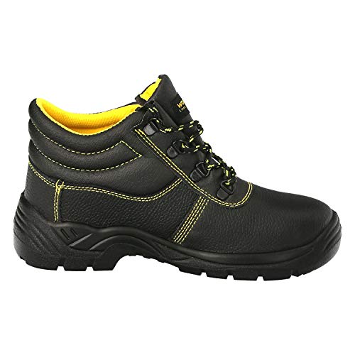 WOLFPACK LINEA PROFESIONAL 15018235 S3 Piel Negra Wolfpack Nº 43 Vestuario Laboral,Calzado Seguridad, Botas Trabajo, Cranberry