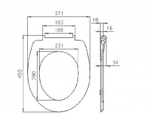 WOLTU Tapa WC Universal,Asiento de Tapa wc inodoro con cierre suave,Bisagra Ajustable, Antibacteriano,Forma O