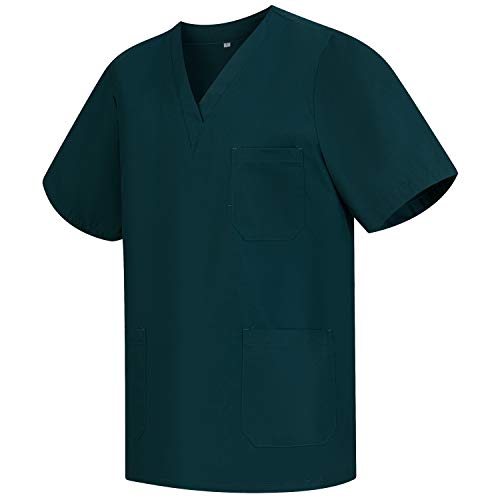 Workwear Tucano - Conjuntos Uniformes Sanitarios Blanco Unisex - Uniformes MÉDICOS Casaca Y PANTALÓN Sanitarios Ref.6801-6802 - XL, Verde