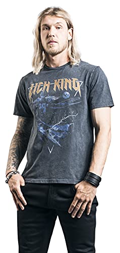 World of Warcraft The Lich King Hombre Camiseta Negro XXL, 60% algodón, 40% poliéster, Regular