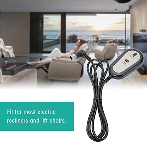 Wosume Controlador de sofá eléctrico, Silla reclinable eléctrica Sofá Controlador de Interruptor de Mano de Control Remoto de 2 Botones