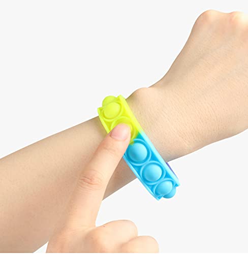 WSJYY Juguetes De Pulsera, Gel De Sílice, Niños con Retraso Mental, Aliviar El Estrés Y Aliviar La Ansiedad Pulsera Luminosa púrpura