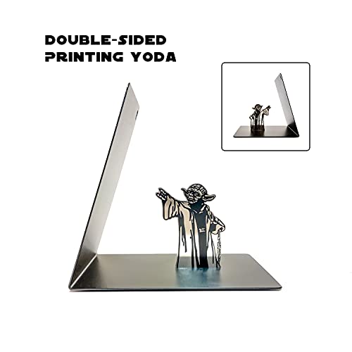 Wuhuayu Sujetalibros Yoda, Sujetalibros De Star Wars, Soportes para Sujetalibros para Oficina Y Hogar, Estantería Yoda The Force