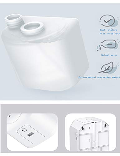 wuxafe Dispensador Jabón Automático Espuma Impermeable Sensor Movimiento Infrarrojo Inteligente Sin Contacto Baño Cocina Hotel Oficina Detergente Pared Gel 1200ML