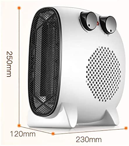 WXIANG Útil Mini Calentador de Espacio eléctrico Protección de sobrecalentamiento Portátil Portátil Calentador de Ventilador Tip-sobre Protección Estufa eléctrica Calefacción