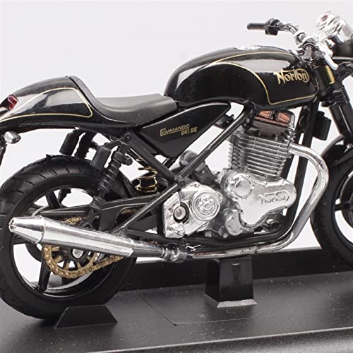 WXSM Motocicleta Modelo 1:18 Pequeño Retro para Norton Commando 961 SE Cafe Racer Motocicleta Diecast Modelos De Juguete Hobby Decoraciones De Regalo