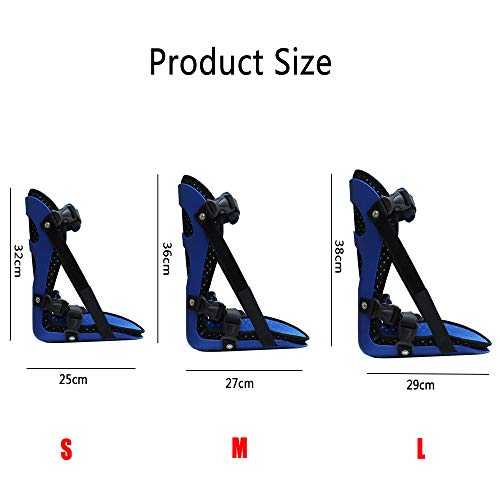 WY- SPLINTS Bota ortopedica Fractura - Férula de Noche para Fascitis Plantar : para espolón calcáneo (Fascitis Plantar), para el Tratamiento Nocturno de la Fascitis Plantar o tendinitis de Aquiles,M