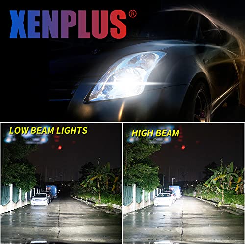 XENPLUS H7 LED Bombillas Coche, Chip De 5530 LED 60W 10600LM 12V Luces LED Coche H7, IP68 Impermeable Faros Reemplazo de Halógena y Kit Xenón 2 Lámparas